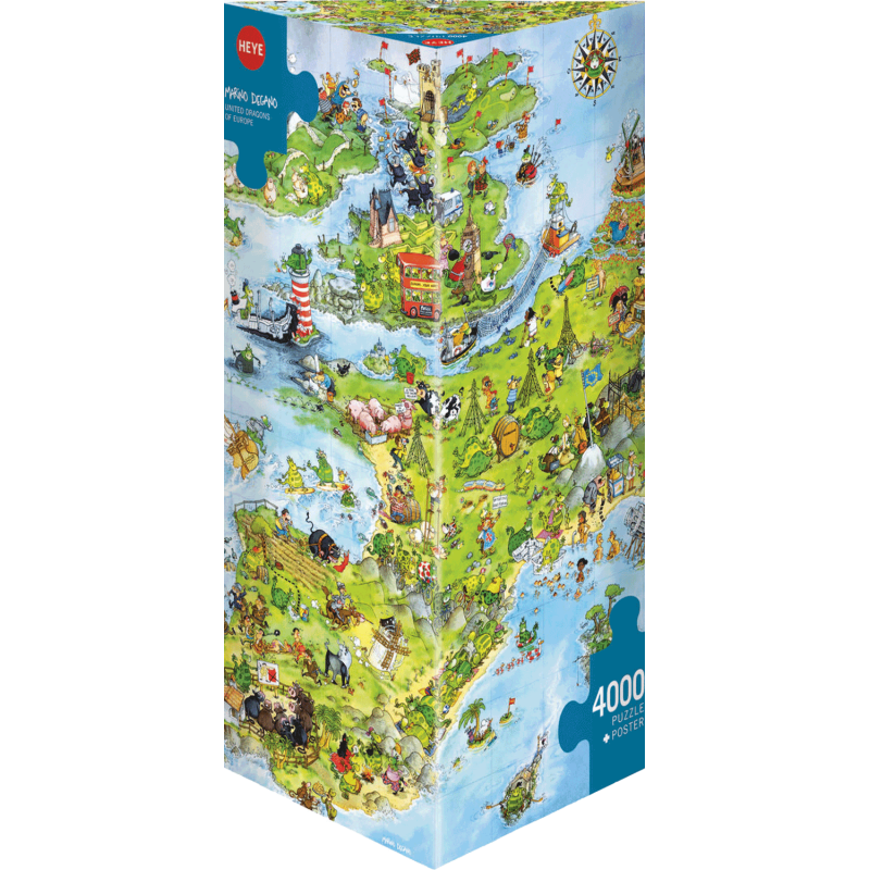HEYE Puzzle 4000 - United Dragons