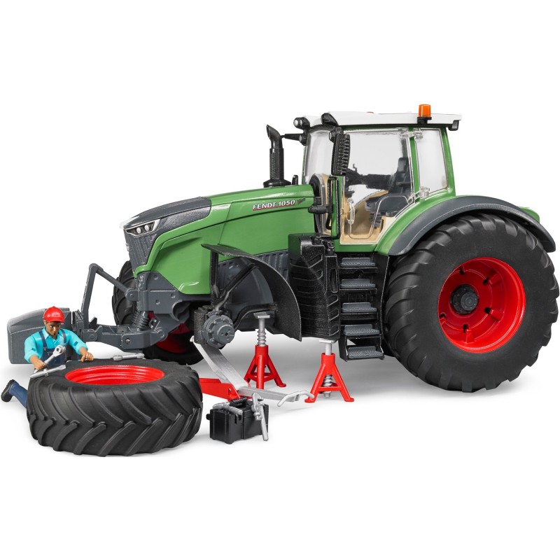 bruder - Fendt 1050 Vario mit Mechaniker und Werkstattausstattung