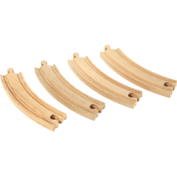 BRIO - Lange gebogene Gleise