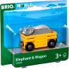 BRIO Tierwaggon Elefant