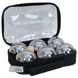 Schildkröt - Boule, Boccia, Petanque Set, 2 x 3 Stahlkugeln