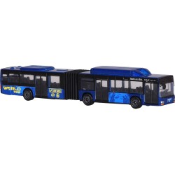 majorette - Transporter (MAN Lion's City G, World travel blau)