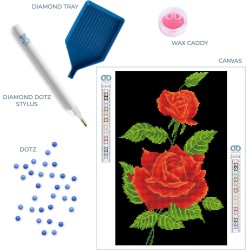 Diamond Dotz - Rote Rosen