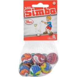 Simba - 10 Sprungbälle im Netz (bunt)