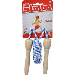 Simba - Springseil Super Jump (blau-weiss)