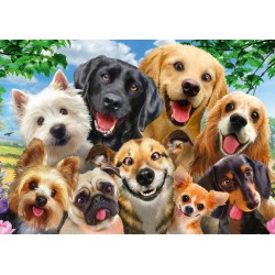Schmidt Puzzle - Hunde-Selfie