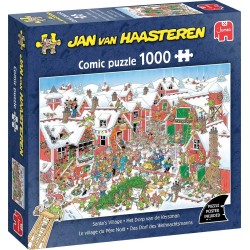 Jumbo Puzzle - Jan van Haasteren: Das Dorf des Weihnachtsmanns (1000 Teil)