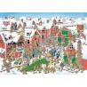 Jumbo Puzzle - Jan van Haasteren: Das Dorf des Weihnachtsmanns (1000 Teil)