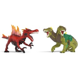 schleich ELDRADOR CREATURES 70834 Feuersaurier vs. Dschungelechse