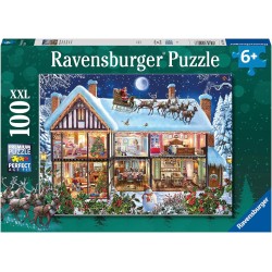 Ravensburger Puzzle - Weihnachten zu Hause (100)
