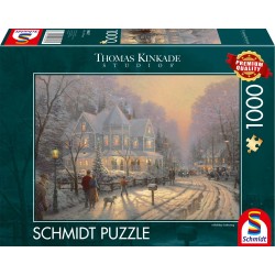 Schmidt - Thomas Kinkade, Feierliche Weihnachtstage (1000)