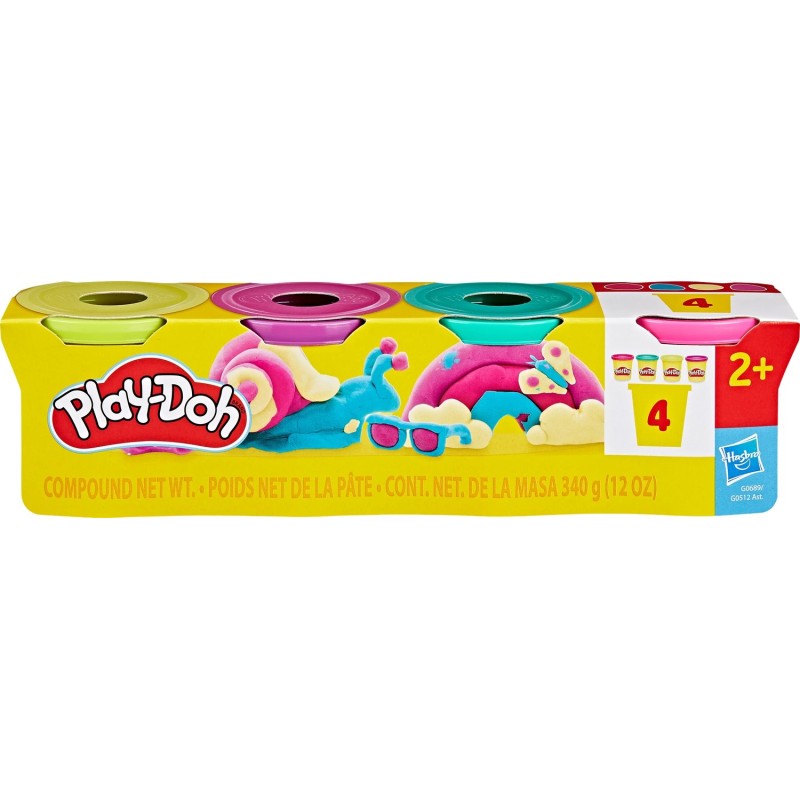 Play-Doh - 4er-Pack kräftige Farben