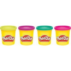 Play-Doh - 4er-Pack kräftige Farben