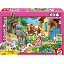 Schmidt Puzzle - Bauernhof Tiere (60)