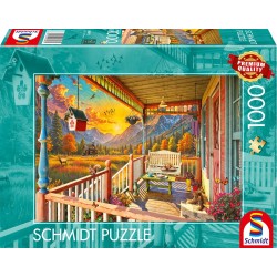 Schmidt Puzzle - Bergland-Veranda (1000)