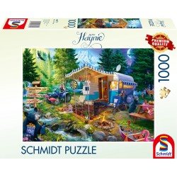 Schmidt Puzzle - Jeff Haynie, Mit dem Caravan in den Bergen (1000)