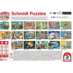 Schmidt Puzzle - Tiere im Wald (100)