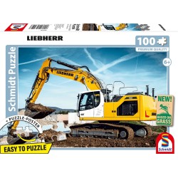 Schmidt Puzzle - Liebherr, Raupenbagger R928 (100)