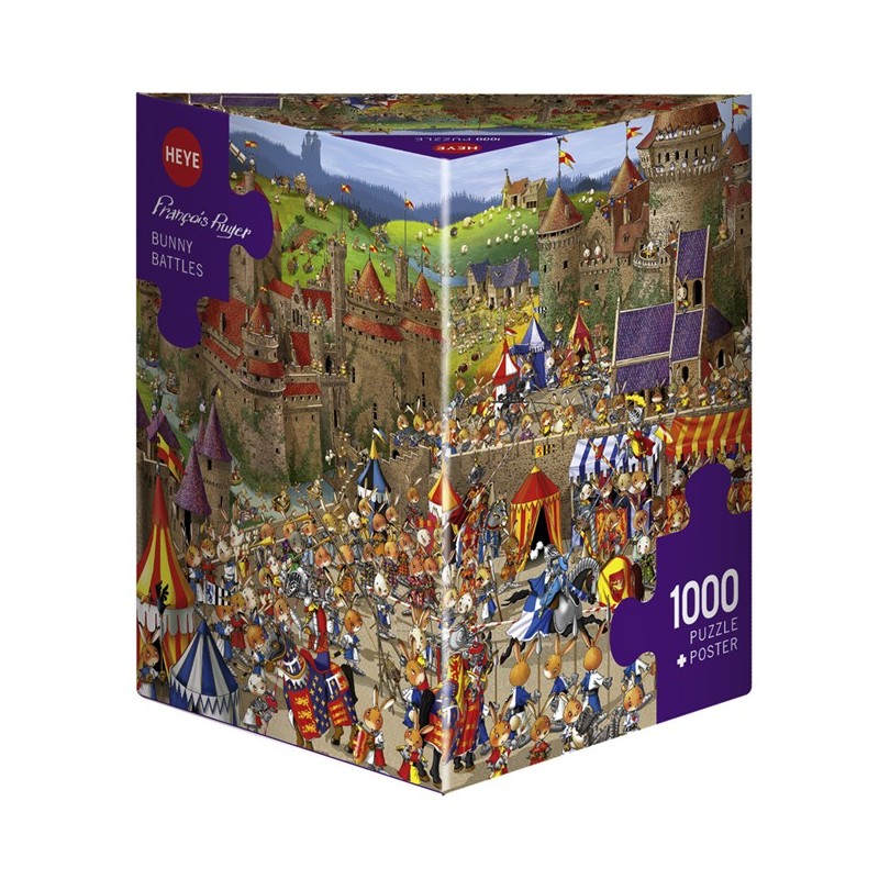 HEYE Puzzle 1000 - Bunny Battles