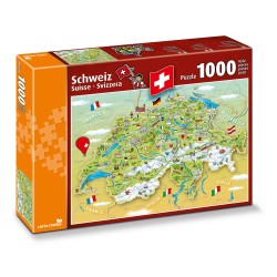 carta.media - Illustrierte Schweizerkarte