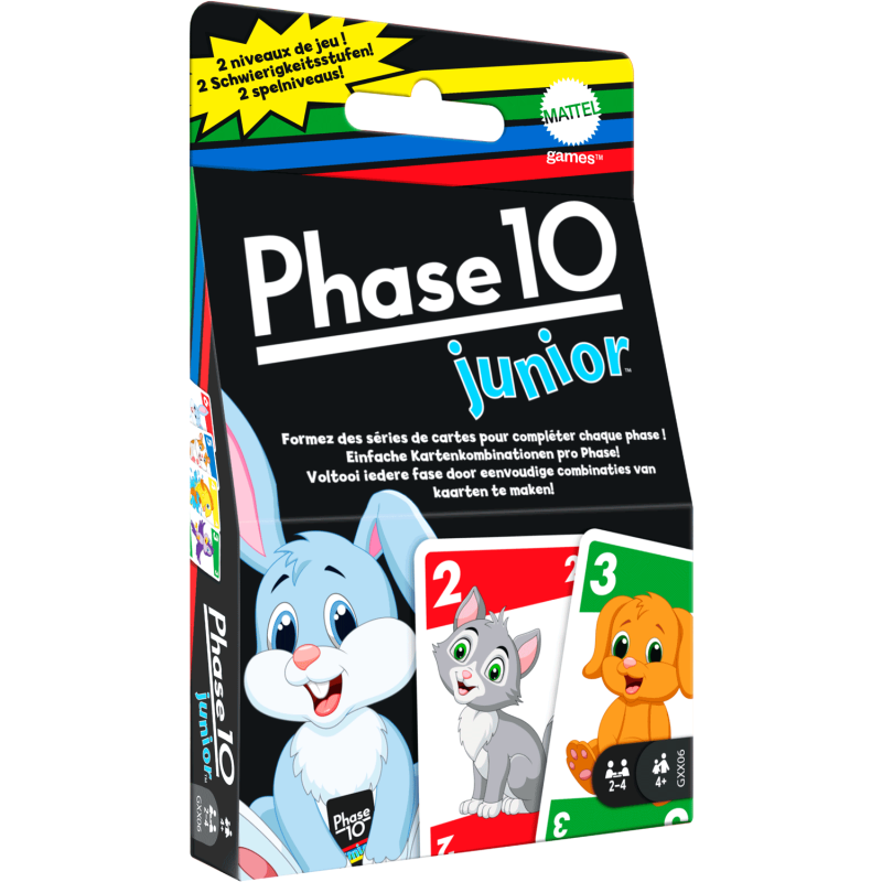 Mattel Games - Phase 10 Junior