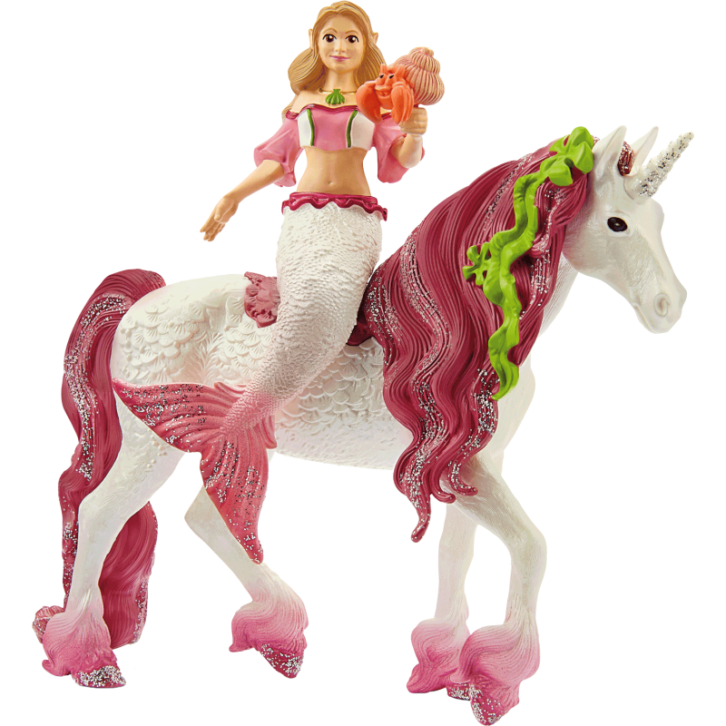 Schleich bayala - Meerjungfrau-Feya auf Unterwassereinhorn