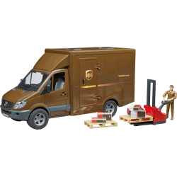 bruder 1:16 - Mercedes Benz Sprinter UPS mit Fahrer & Zubehör