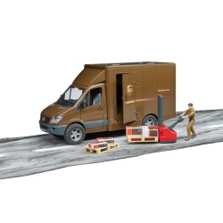 bruder 1:16 - Mercedes Benz Sprinter UPS mit Fahrer & Zubehör