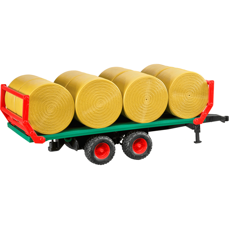 bruder 1:16 - Ballentransportanhänger mit 8 Rundballen