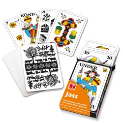 Jasskarten: Eckzeichen/Scherenschnittmotiv