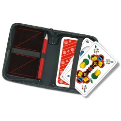 Jasskarten im Reiseetui