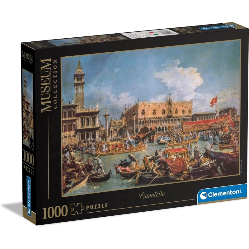 Clementoni Puzzle - Canaletto, Rückkehr des Bucintoro zum Pier am Himmelfahrtstag